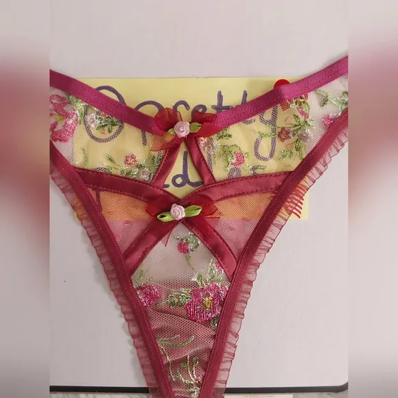 💐 For love and Lemons Camila Thong Panty 💐
