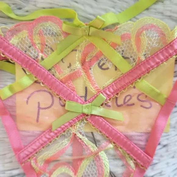 💞 For Love and Lemons Hugging Hearts Thong Panty 💞