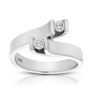 0.27 cttw Diamond Statement Ring in 14K White Gold