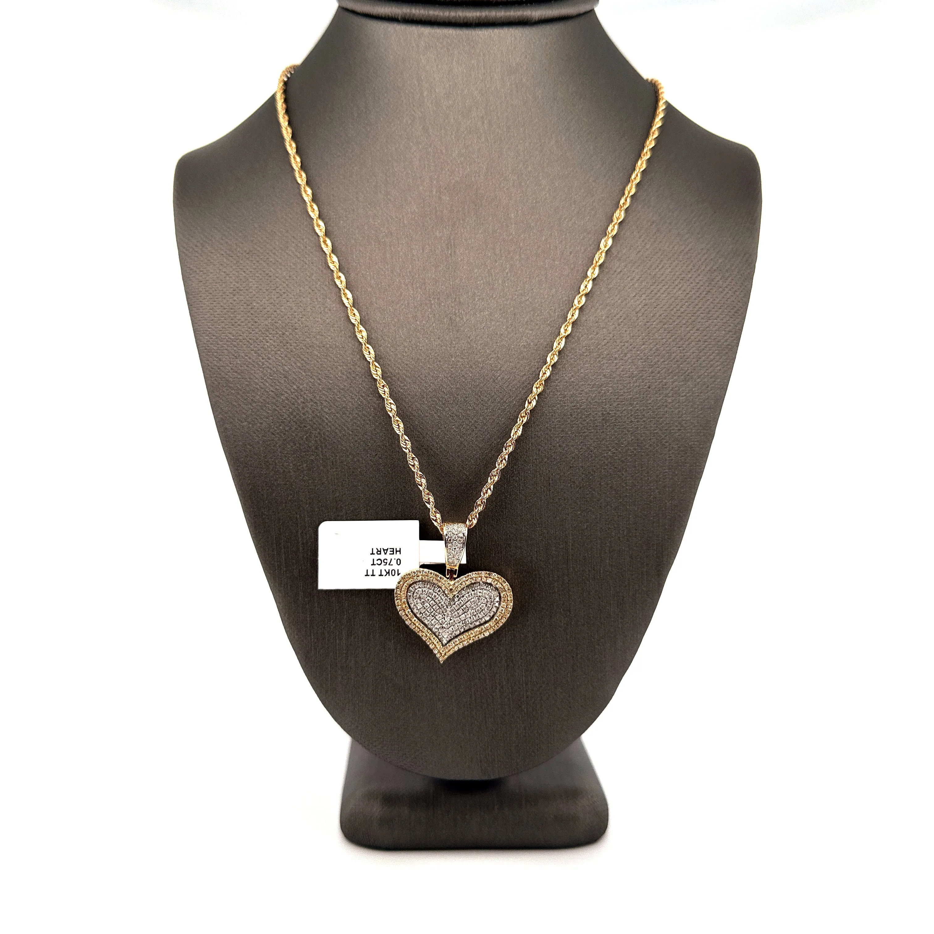 10K Gold Diamond Pendant FREE CHAIN