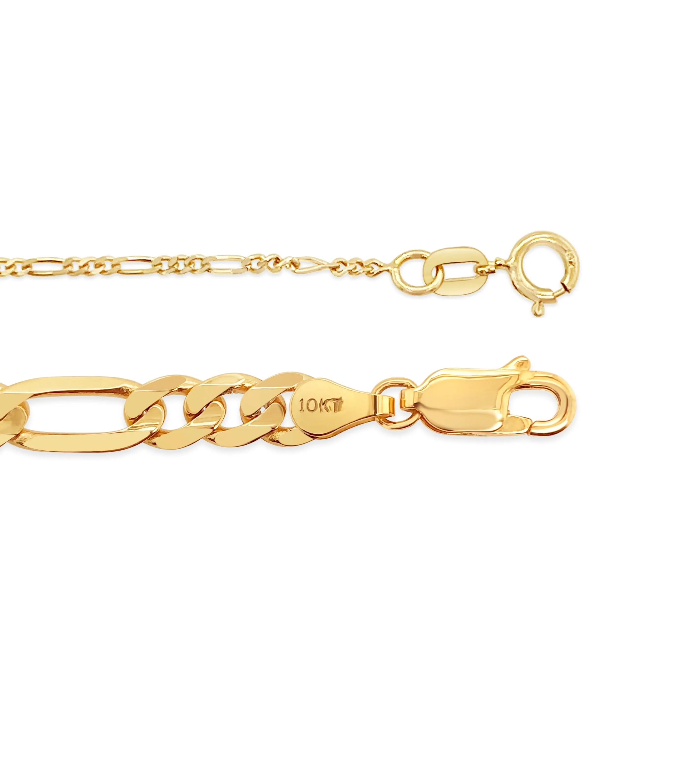 10k Gold Figaro Chain Necklace