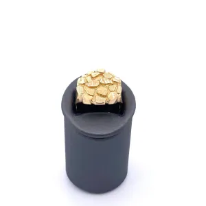 10K Gold Nugget Ring