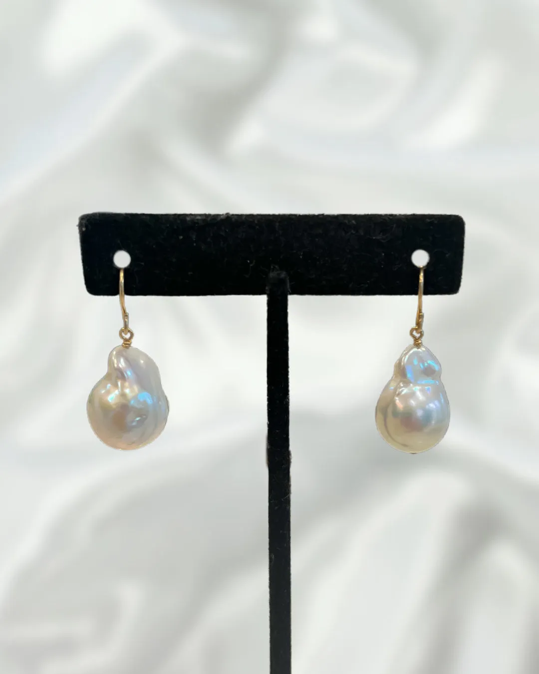 14K Solid Gold Ann Earrings