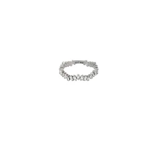 14K White gold 1.00ct G VS2 Baguette Cut Diamond Eternity Ring