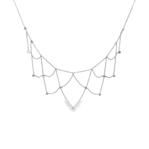 14K WHITE GOLD .75CT G SI1 DIAMOND NECKLACE