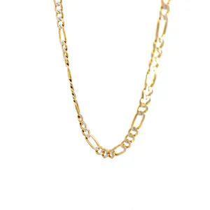 14k Yellow Gold 16.2 Gram Figaro Necklace 4.75mm 18"inch