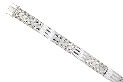 3 cttw Diamond Italian Bracelet in 14K White Gold
