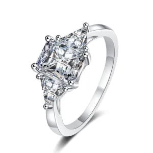 3ct Radiant Cut Diamond Engagement Ring