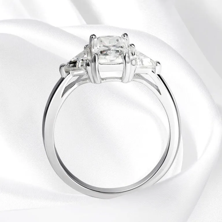 3ct Radiant Cut Diamond Engagement Ring