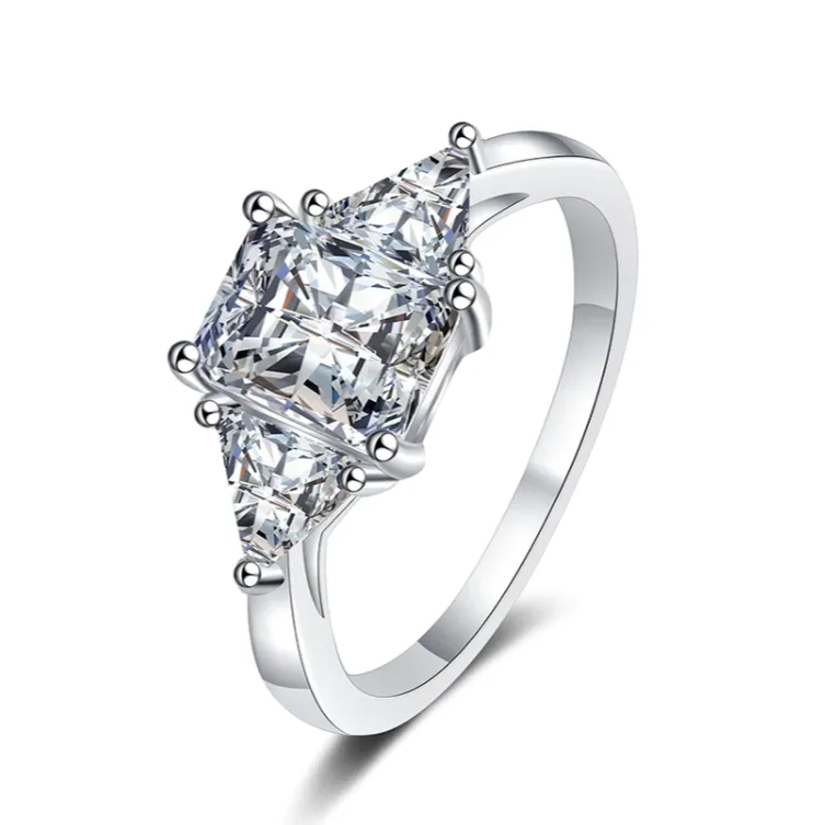 3ct Radiant Cut Diamond Engagement Ring