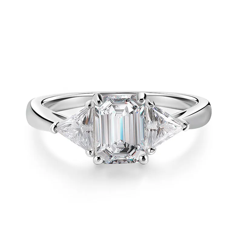 3ct Radiant Cut Diamond Engagement Ring