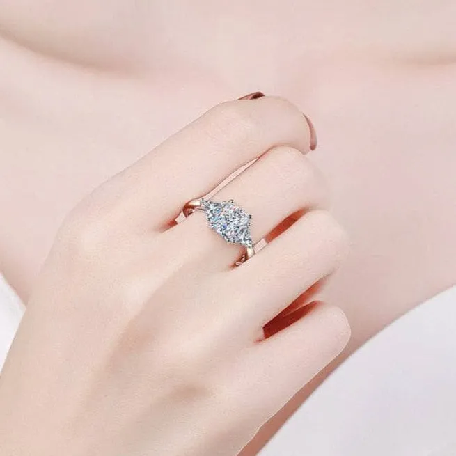 3ct Radiant Cut Diamond Engagement Ring