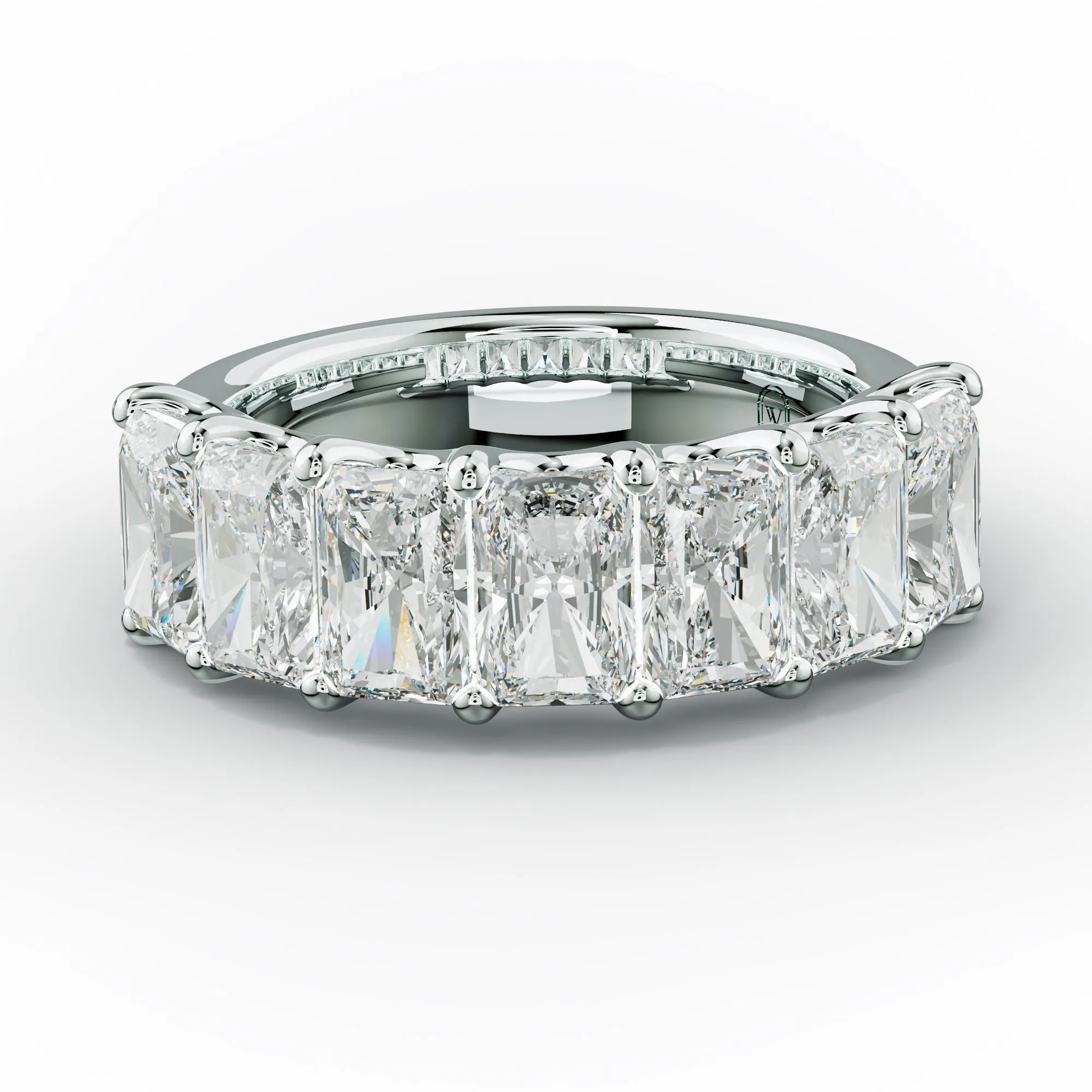 5.0 Carat Radiant Cut Diamond Anniversary Band