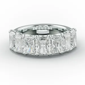 5.0 Carat Radiant Cut Diamond Anniversary Band