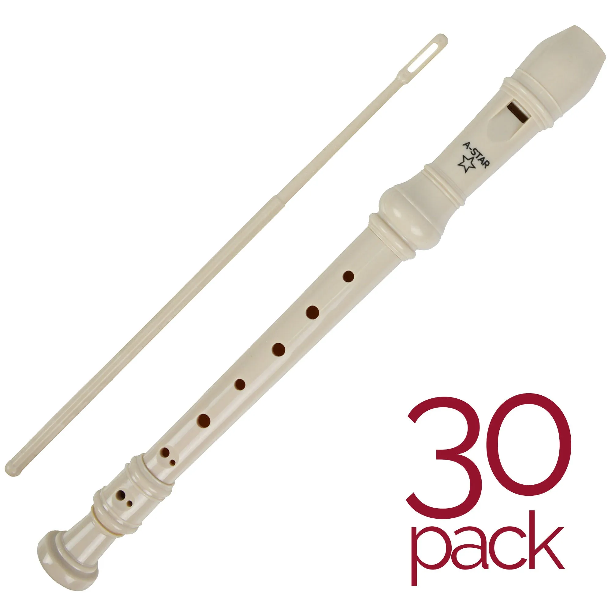 A-Star Descant Plastic Beige Recorder Pack