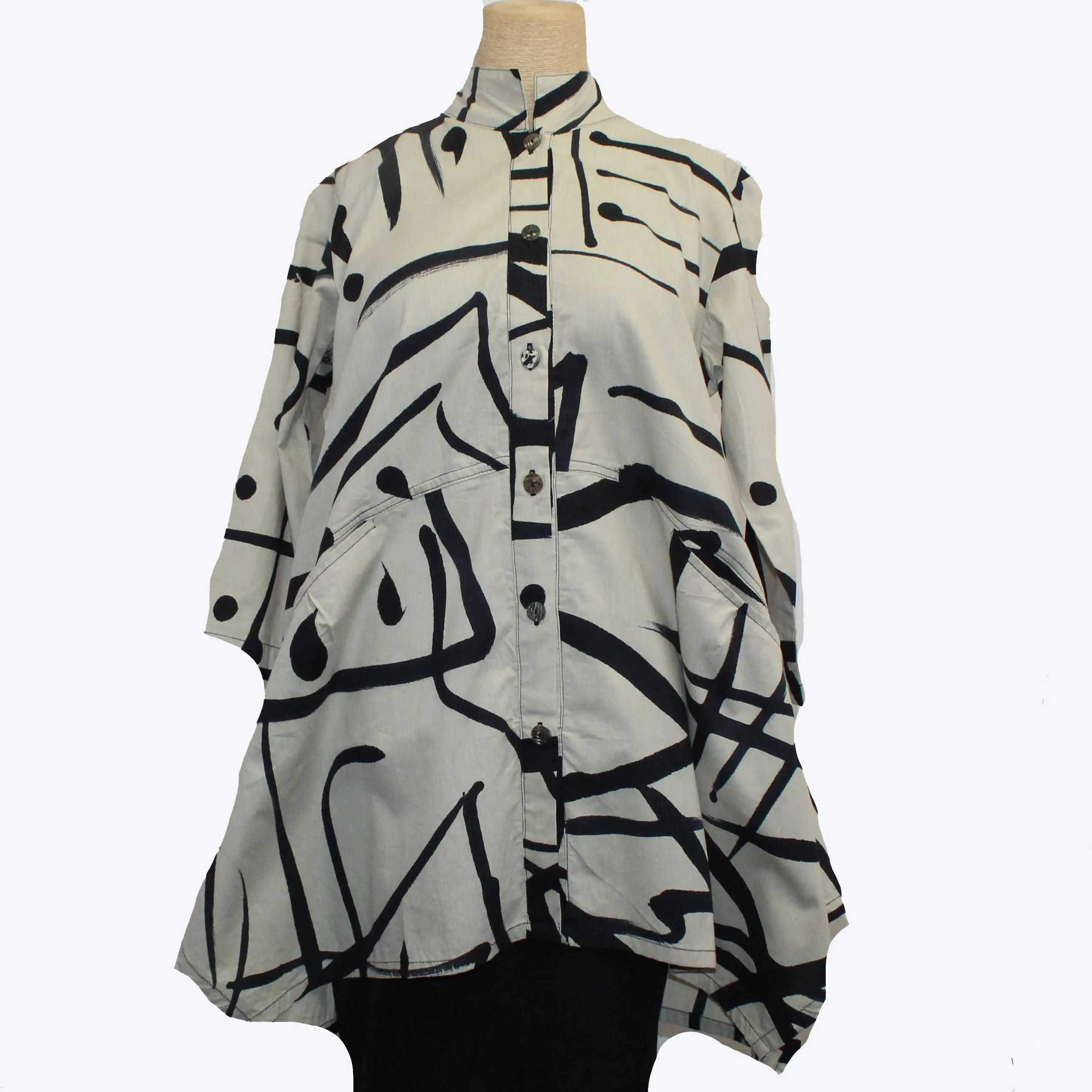 Adverb Shirt, Now, Birch/Black S