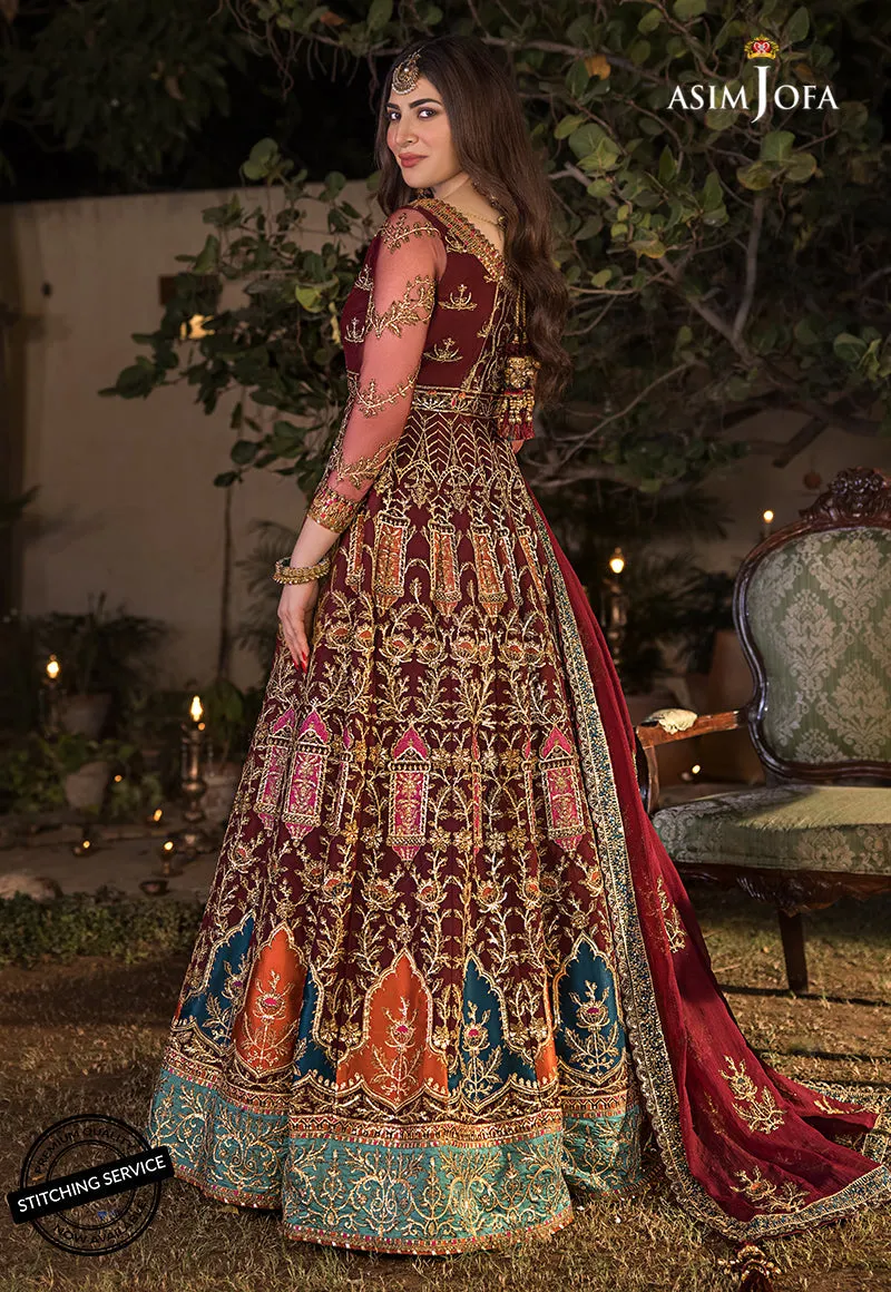 AJBN-11 | Asim Jofa  Baad-e-Naubahar Wedding Collection 2022 | Embroidered Net Suits