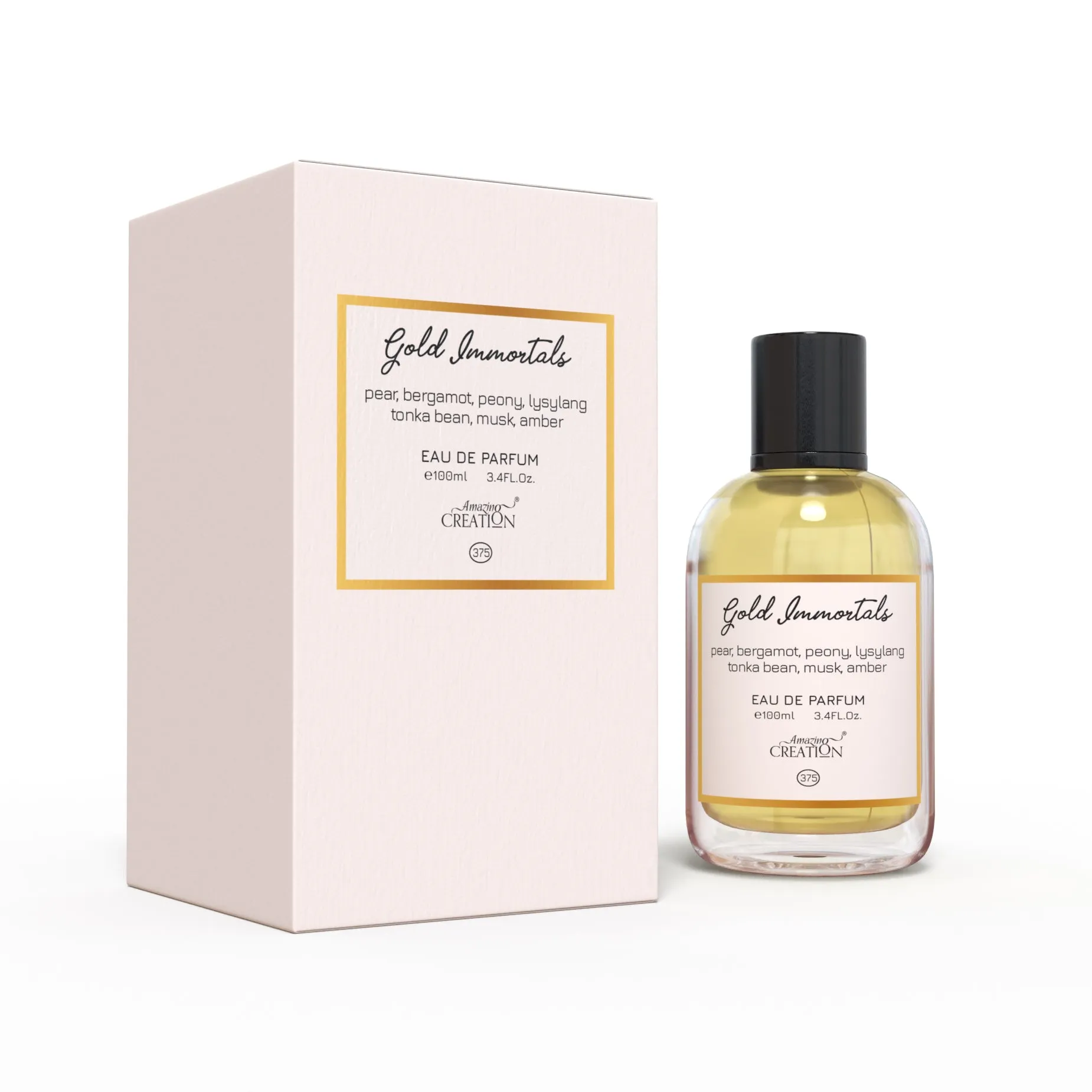 Amazing Creation Gold Immortals EDP For Unisex 100ml PFB0375