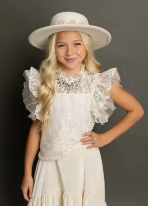 Anouk Top in Cream Lace