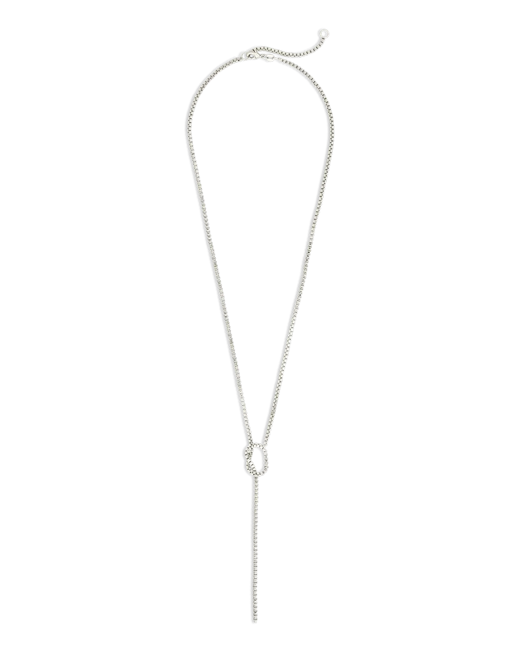 Aster Link Lariat Necklace