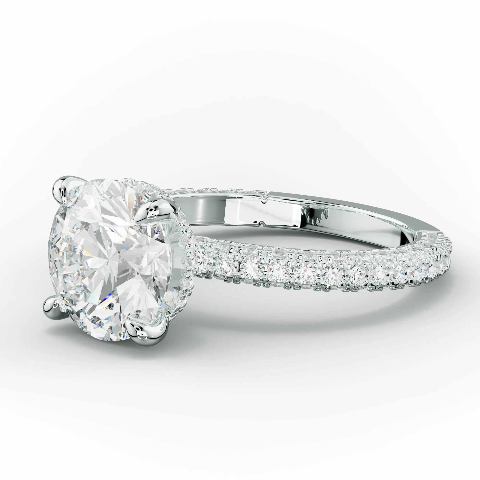 Aurora Round Diamond Engagement Ring