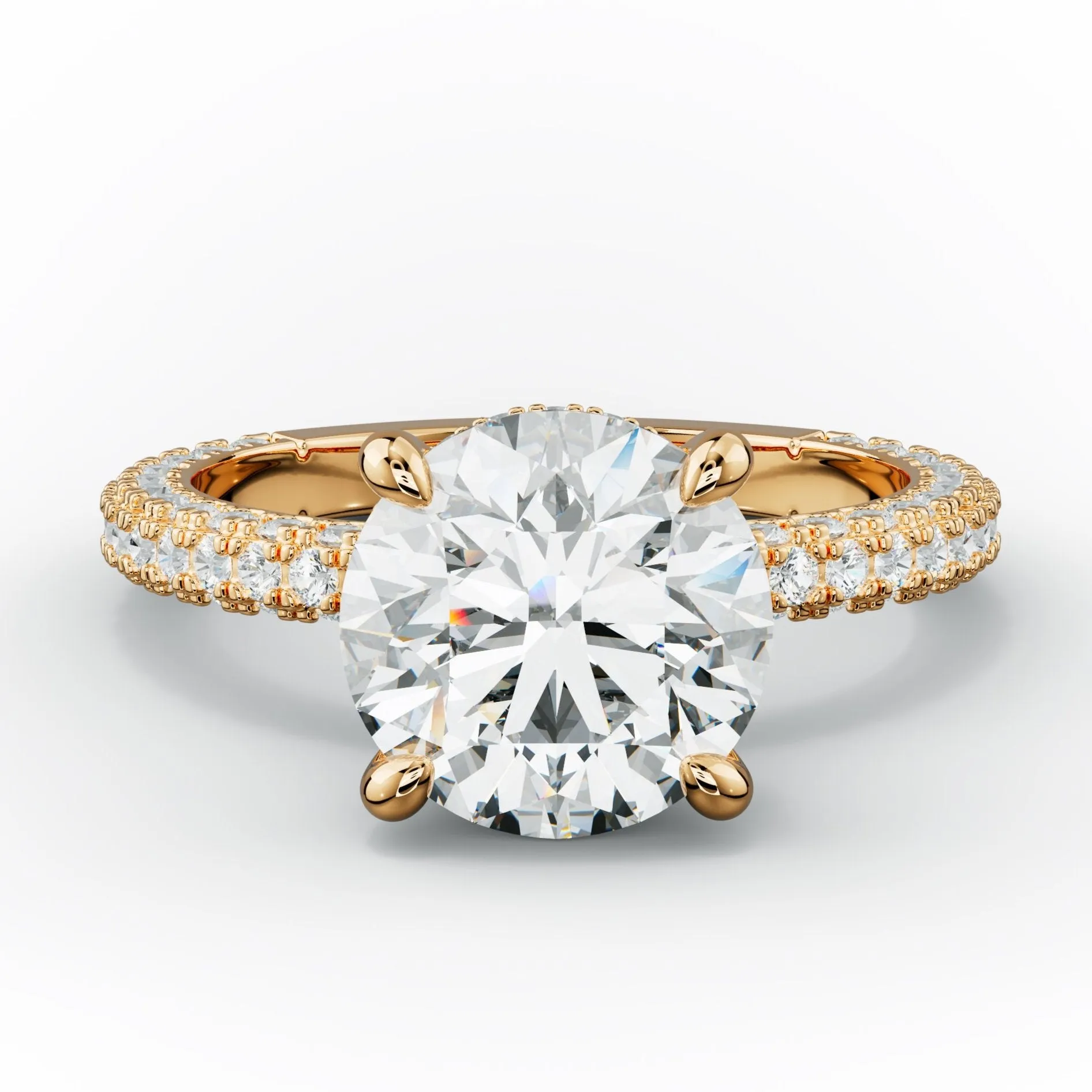 Aurora Round Diamond Engagement Ring