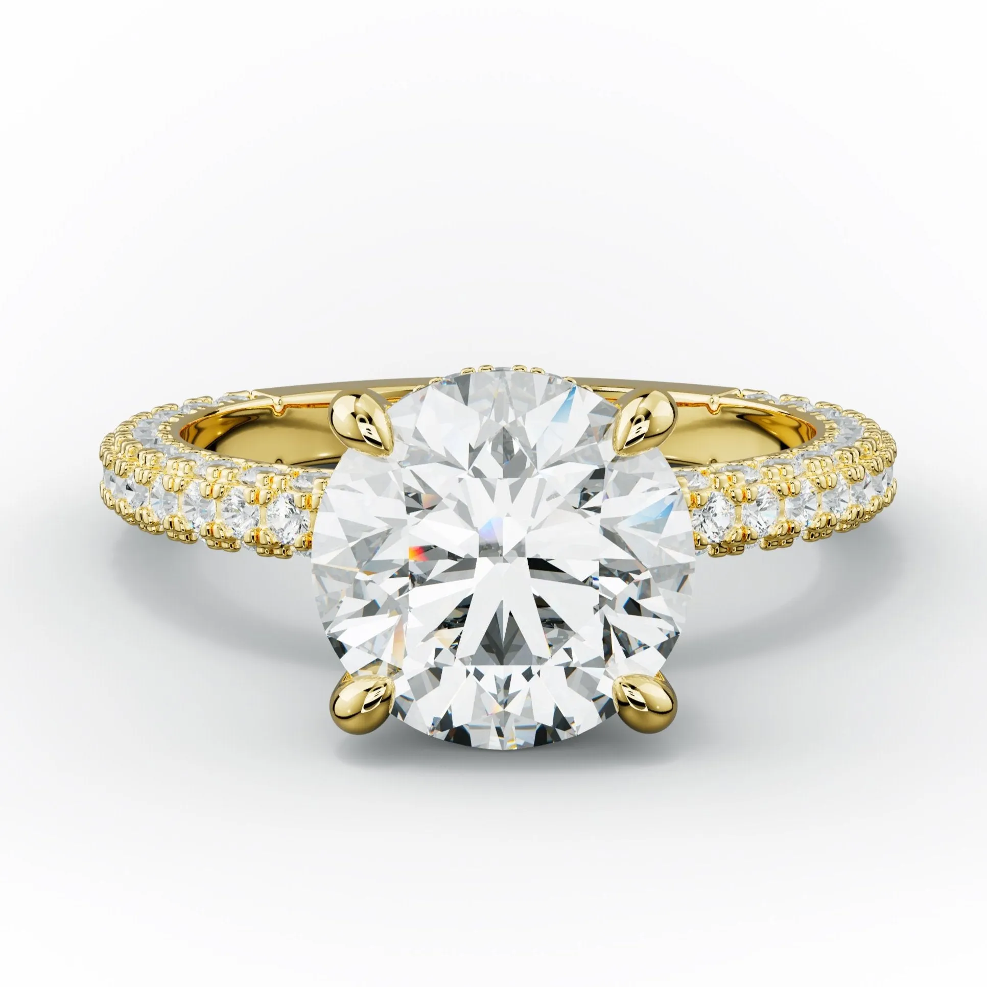 Aurora Round Diamond Engagement Ring