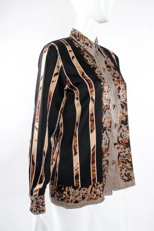 Baroque Animal Stripe Shirt