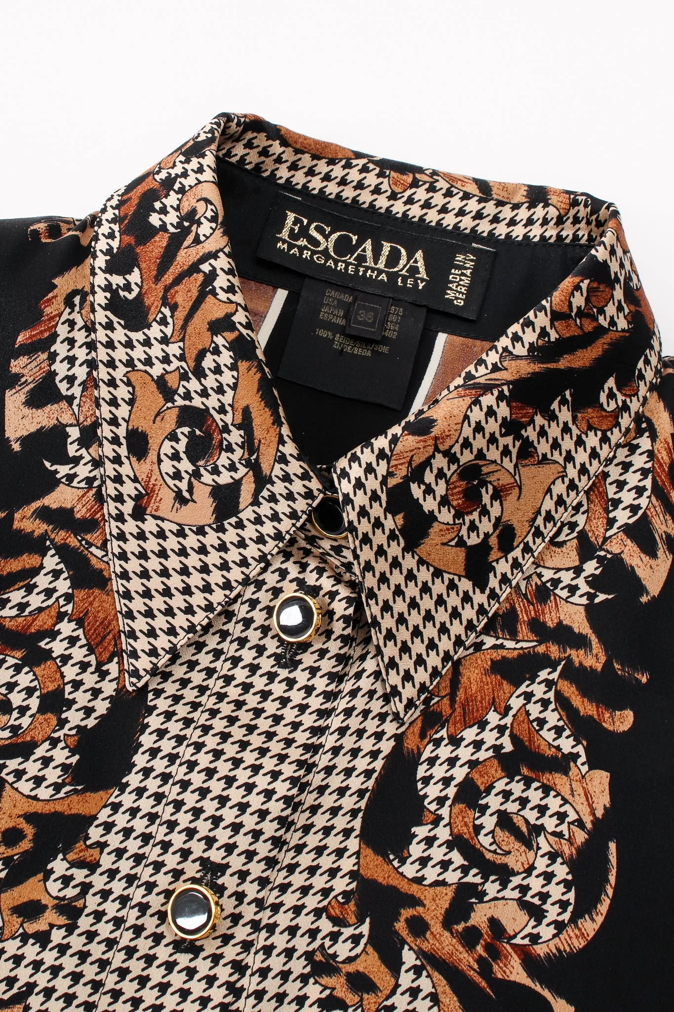 Baroque Animal Stripe Shirt