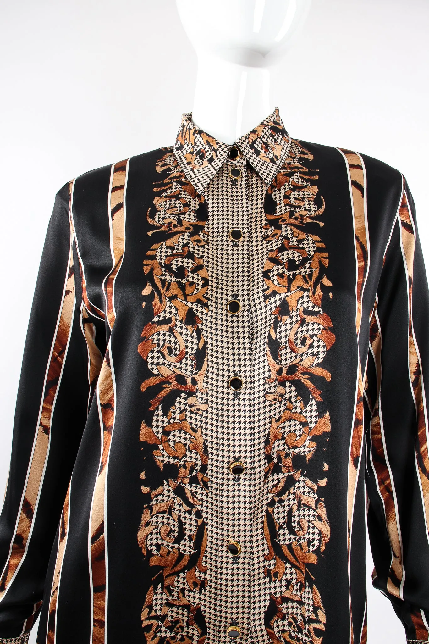 Baroque Animal Stripe Shirt