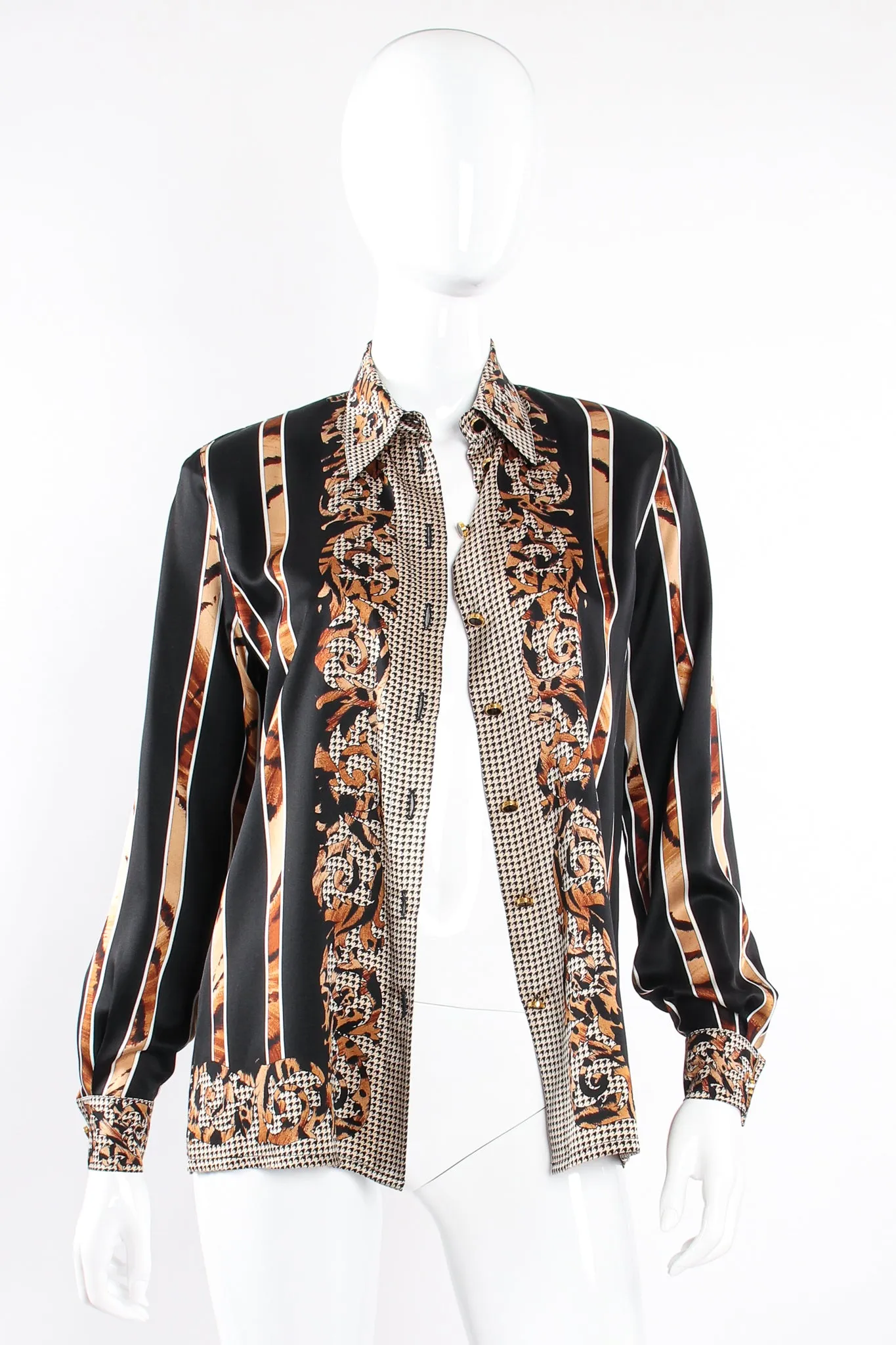 Baroque Animal Stripe Shirt
