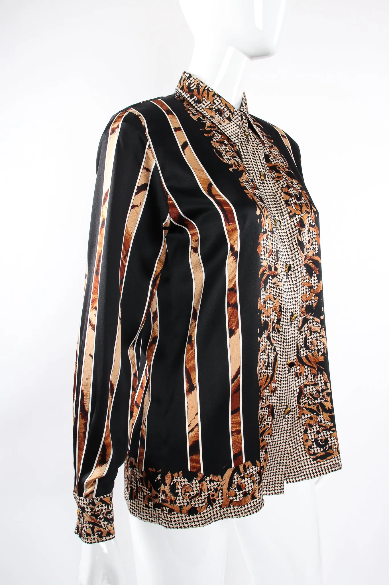 Baroque Animal Stripe Shirt