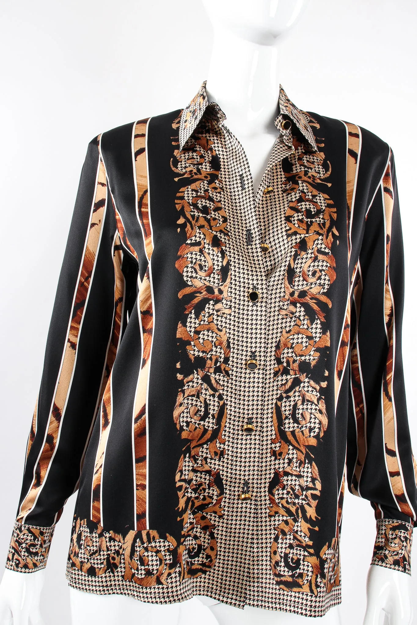 Baroque Animal Stripe Shirt