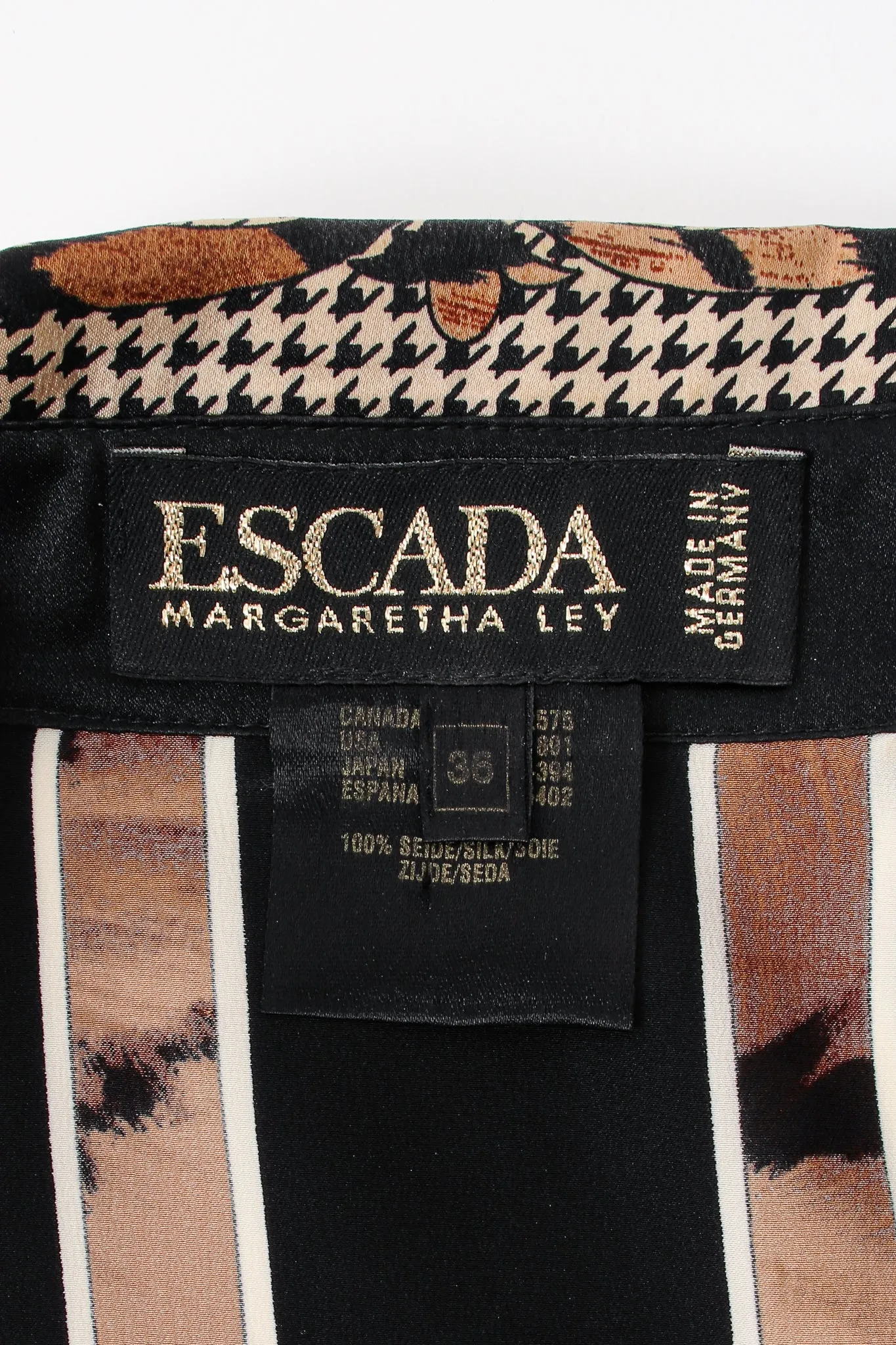 Baroque Animal Stripe Shirt