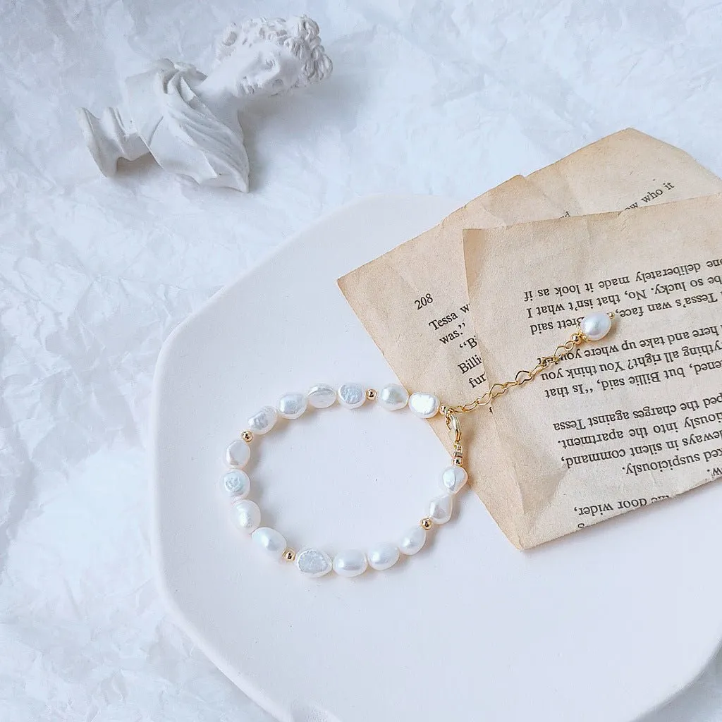 Baroque Pearl Bracelet - Avery