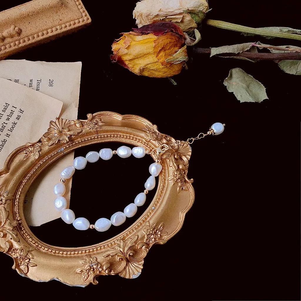 Baroque Pearl Bracelet - Avery