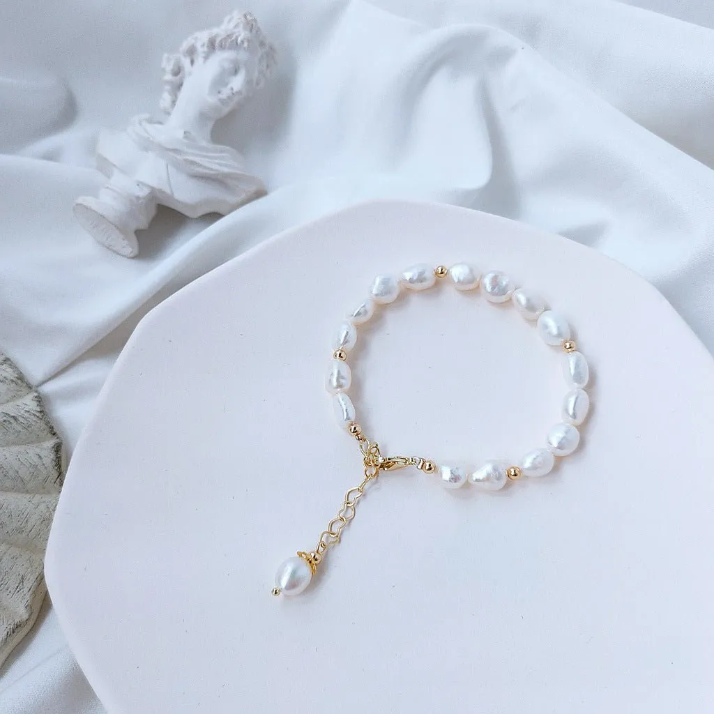 Baroque Pearl Bracelet - Avery