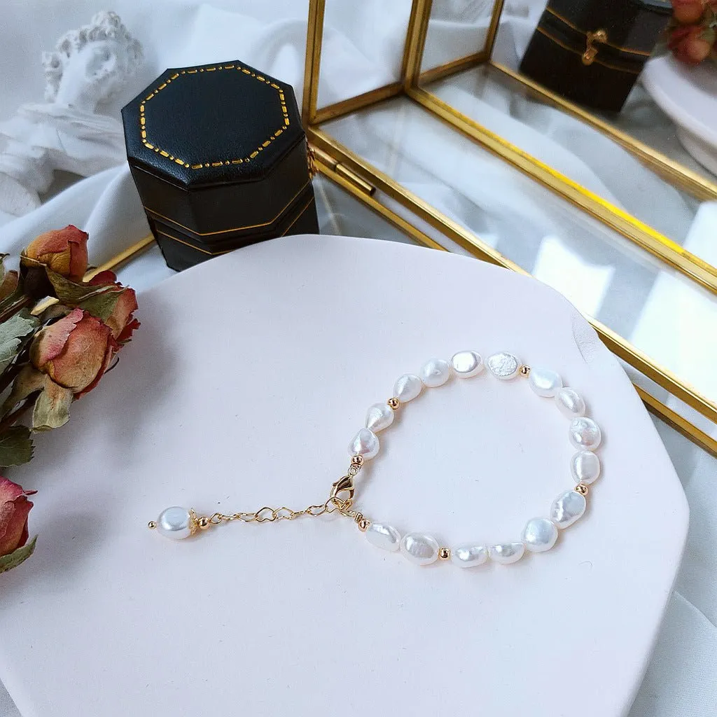 Baroque Pearl Bracelet - Avery