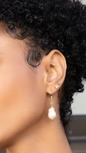 Baroque Pearl Drop Earrings