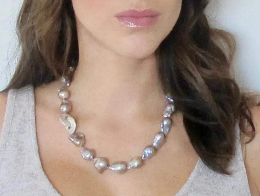 Baroque Pearls with Gravity Clasp