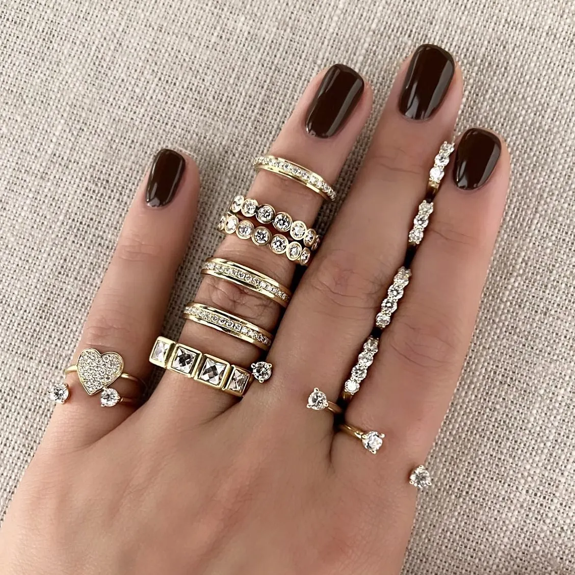 Bezel Diamond Ring