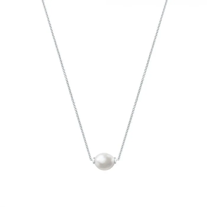 Birks Silver and Freshwater Pearl Bee Chic Necklace