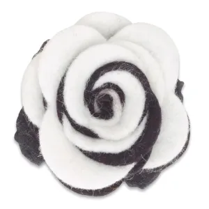 Black/White Twist - Beau Fleur Boutonniere