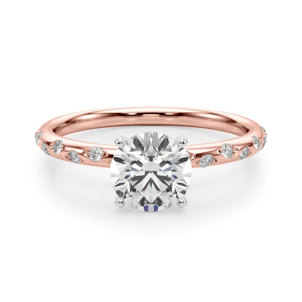 Blair Round Diamond Solitaire Engagement Ring