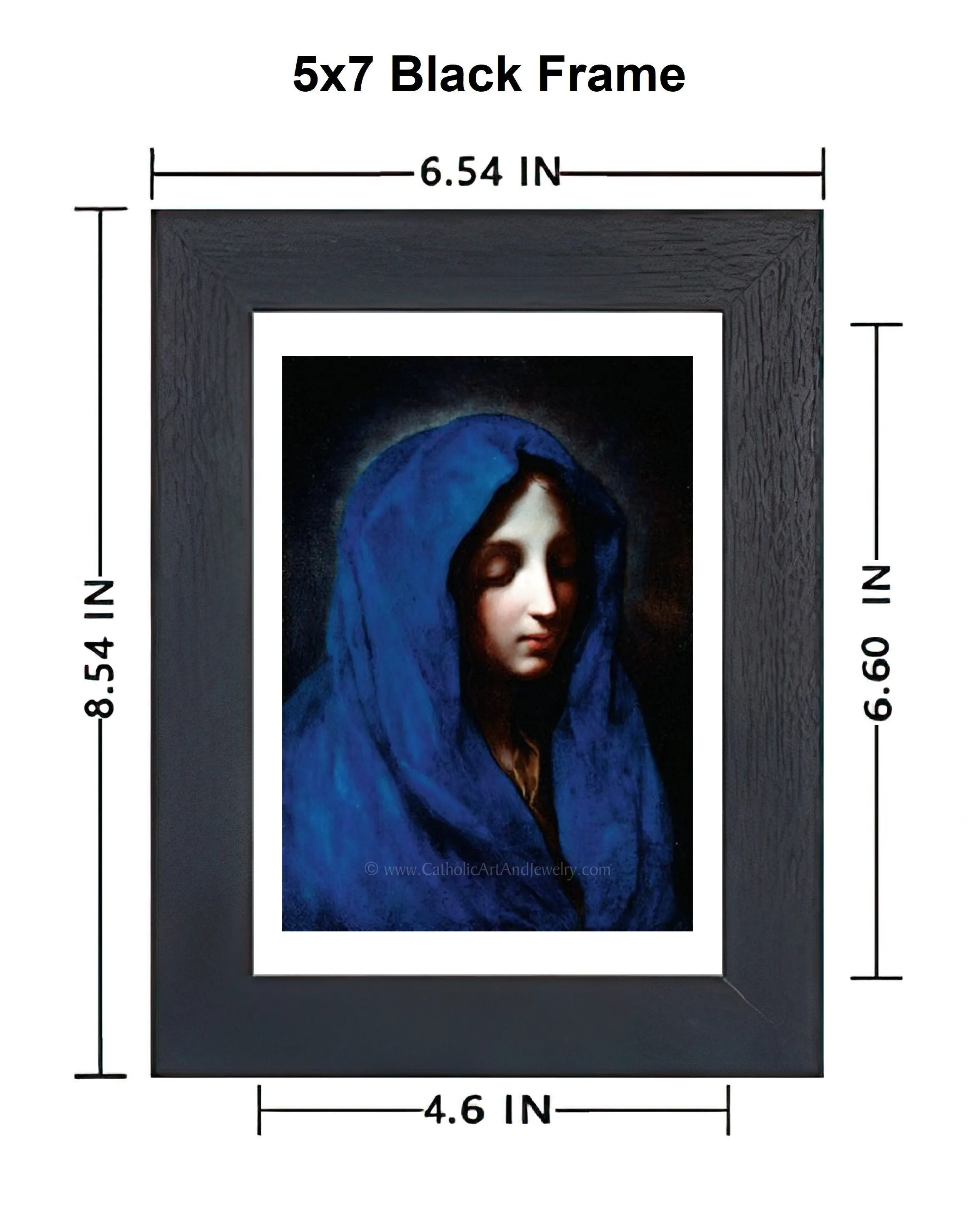 Blue Madonna– 4 sizes – Carlo Dolci – Catholic Art Print – Archival Quality
