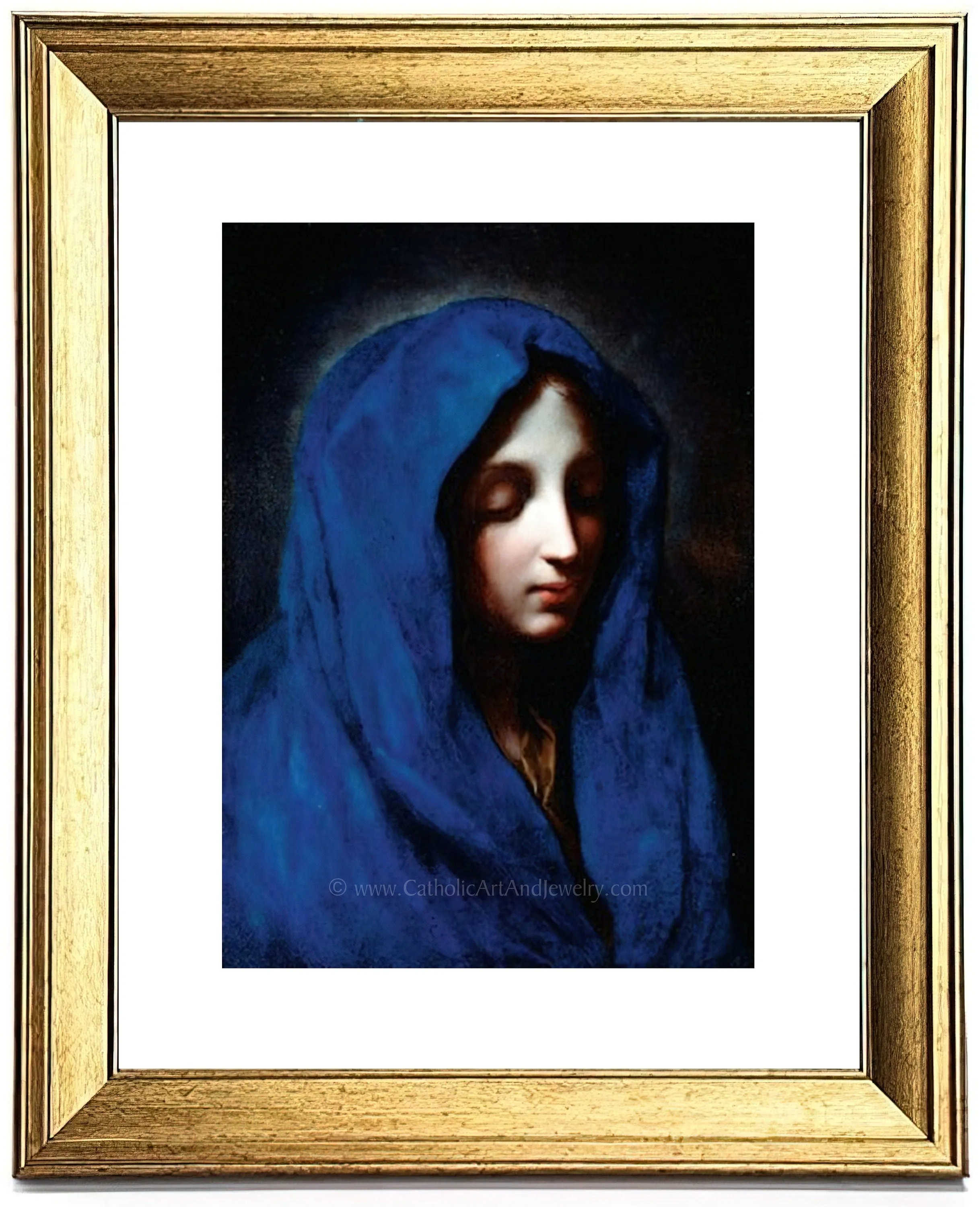 Blue Madonna– 4 sizes – Carlo Dolci – Catholic Art Print – Archival Quality