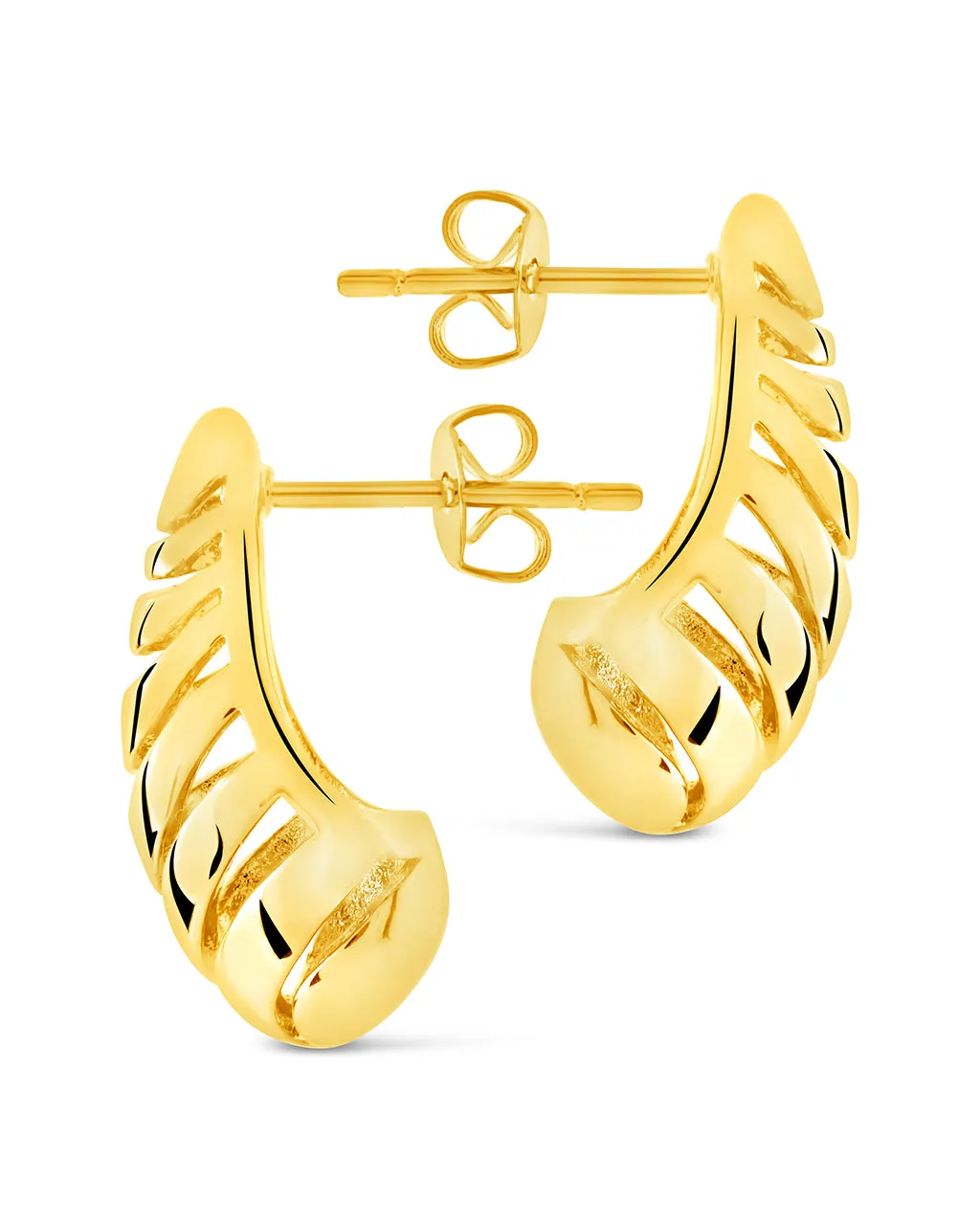 Carla Coiled Stud Earrings