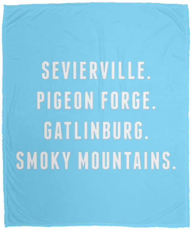 City Names (White) - Plush Fleece Blanket (50x60)