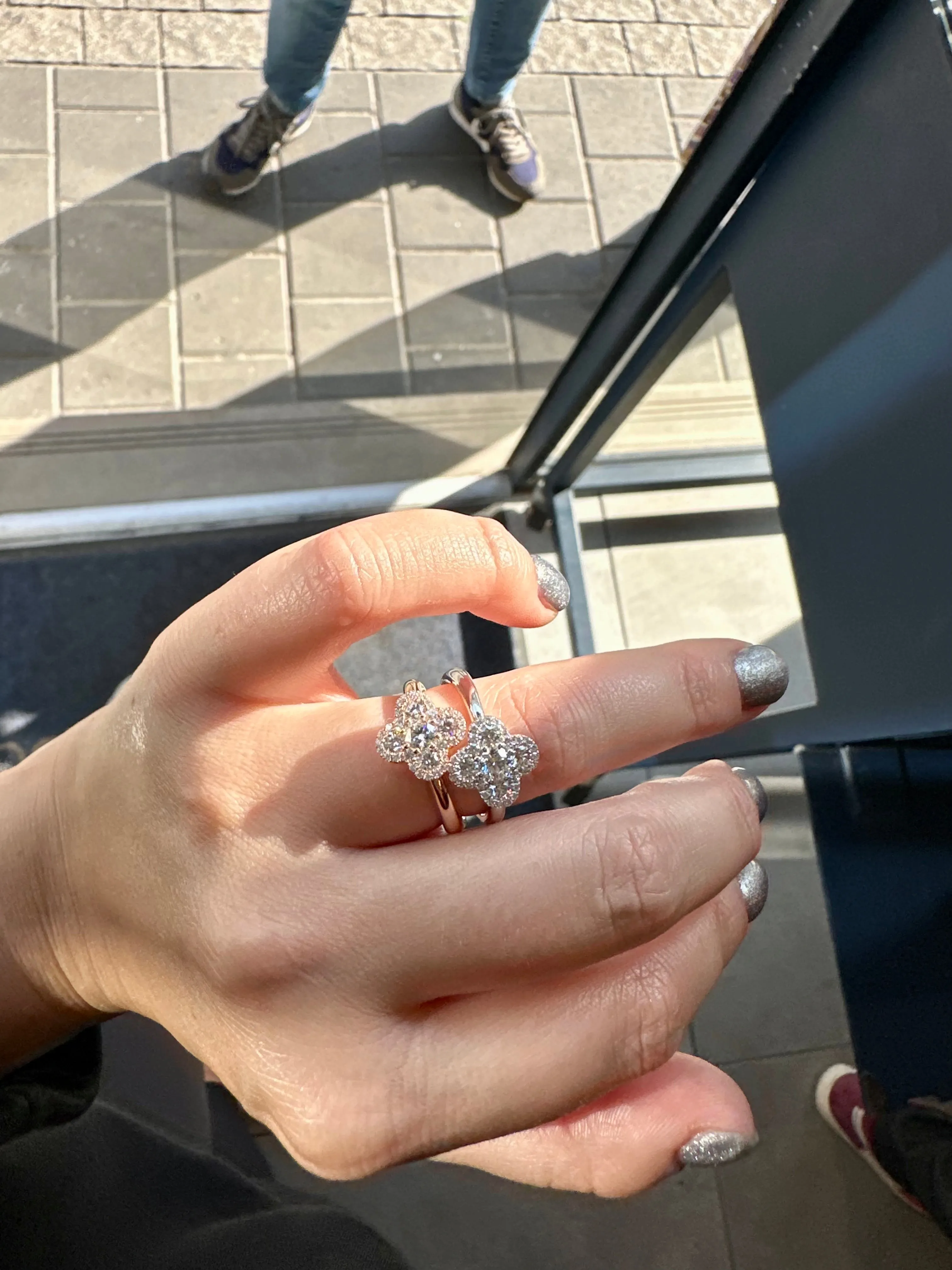 Clover Diamond Ring