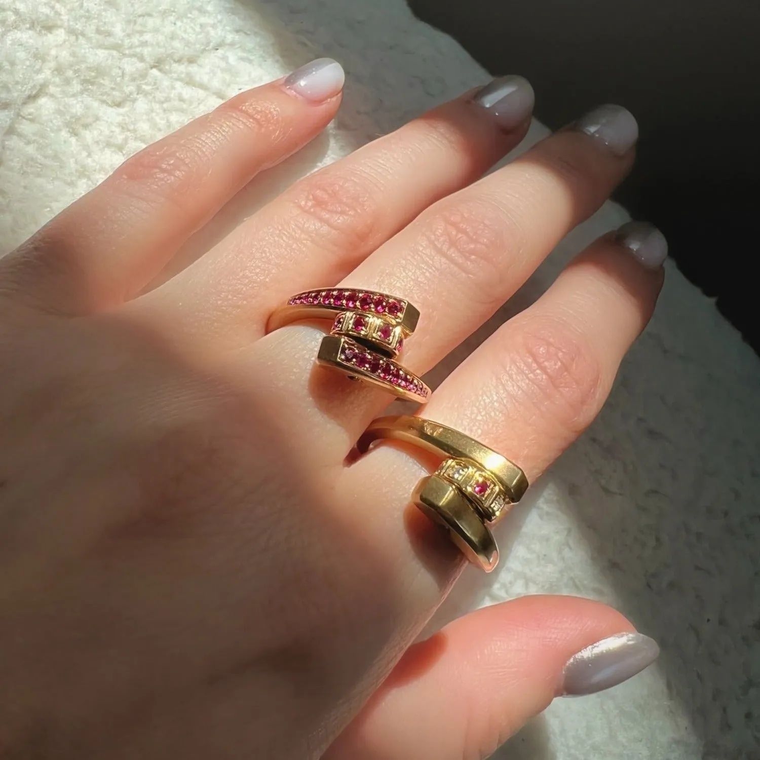 Codette Ring, Rose Gold
